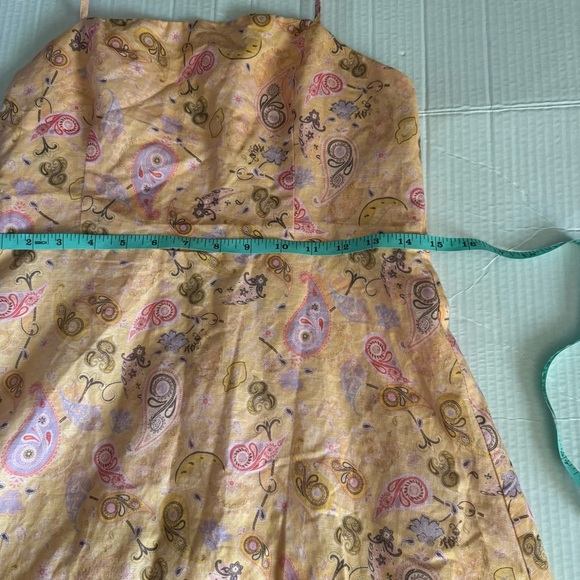 Charlie Holiday floral linen dress size large - Picture 8 of 11